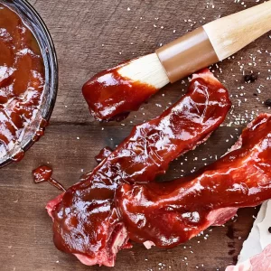Beef Ribs with Hickory BBQ Sauce